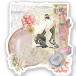 Adesivo Modern Ukiyo-e Art