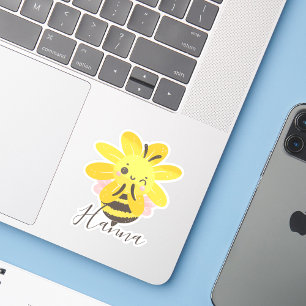 Adesivo Moderna Para Ela Para Crianças Abelha Fofo & Flora