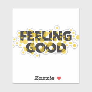 Adesivo Moderno design alegre e divertido de Feeling Good