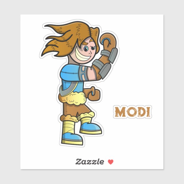 Adesivo Modi Norse Mythology (Folha)