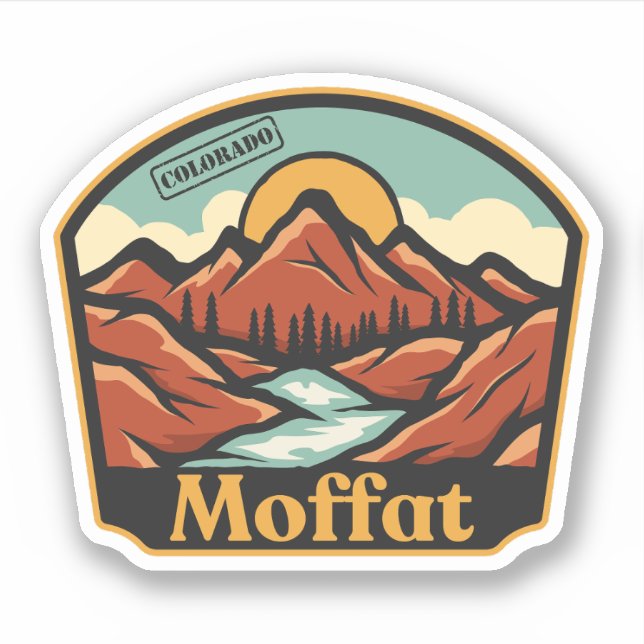 Adesivo Moffat, Colorado (Frente)
