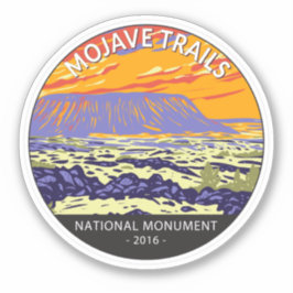 Adesivo Mojave Trave Cratera Nacional Monumento Amboy