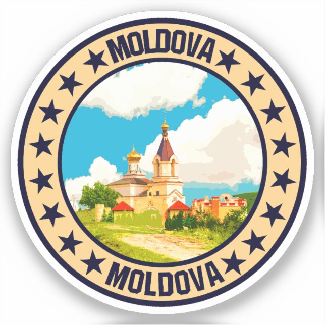 Adesivo Moldávia (Frente)