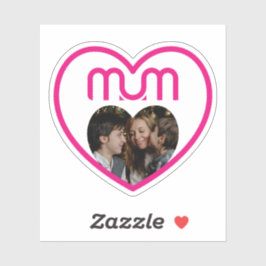 Adesivo Moldura de foto Pink MUM Love