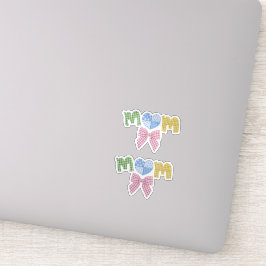 Adesivo Mom Patchwork Mother's Day Die Cut Vinyl Stickers