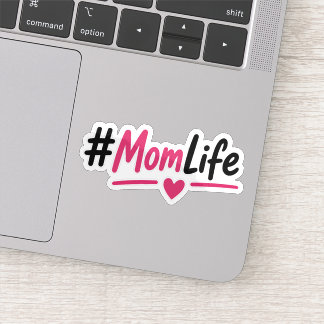 Adesivo #MomLife Engraçado – Presente Divertido pa