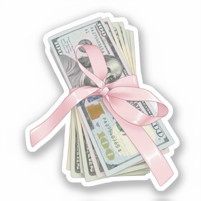 Adesivo Money Manifestation Sticker  (Frente)