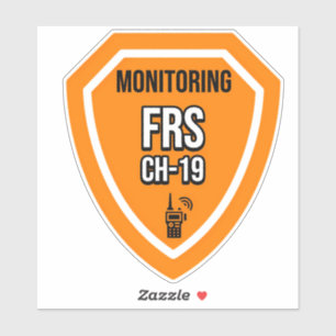 Adesivo Monitorando Canal FRS 19