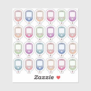 Adesivo Monitorização do Contador de Açúcar no Sangue