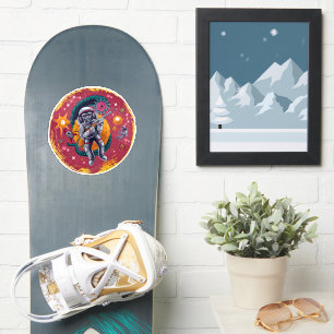 Adesivo Monkeings in Space - Retro Hilário