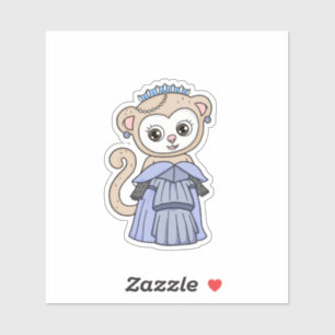 Adesivo Monkey Princess