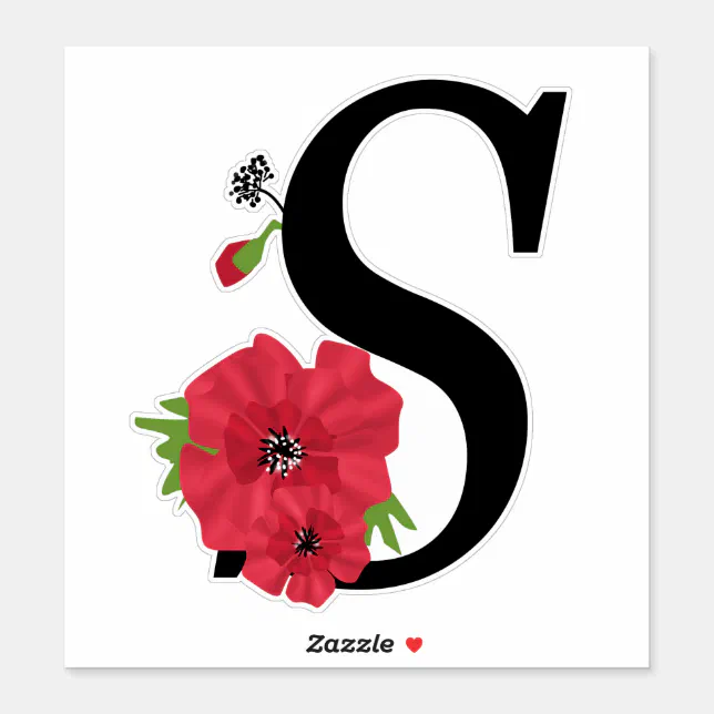 Alfabeto Floral U Tipografia Com Enfeites Flores E Folhas Cartão