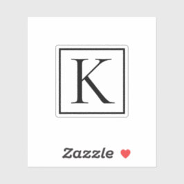 Adesivo Monograma inicial