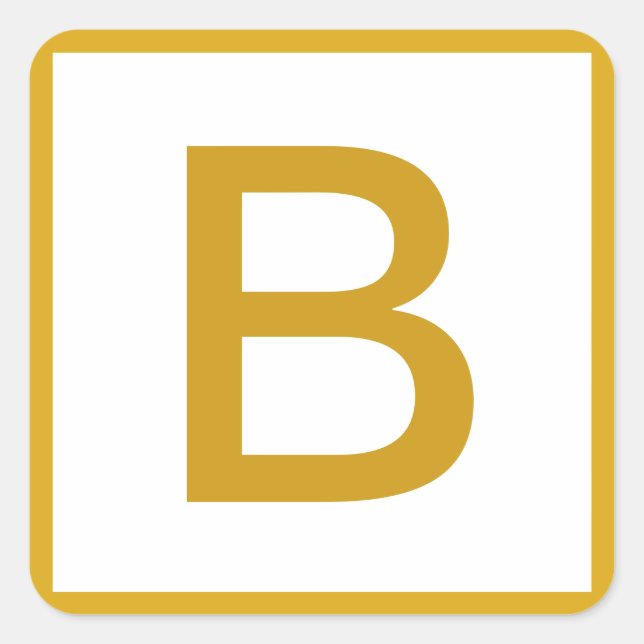 Adesivo Monograma Inicial Personalizado (Frente)