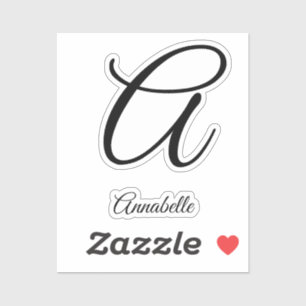 Adesivo Monograma - Letra e Nome