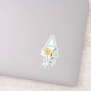 Adesivo Monograma Linda Personalização Botânica Floral