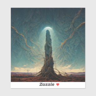Adesivo Monolith 2 Fantasy Sci-Fi Art