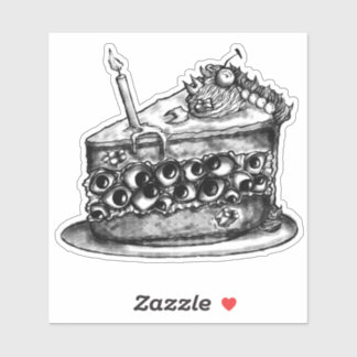 Adesivo Monster Cake Sticker