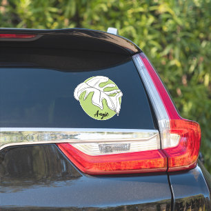 Adesivo Monstera Leaf Name Car Custom Decide