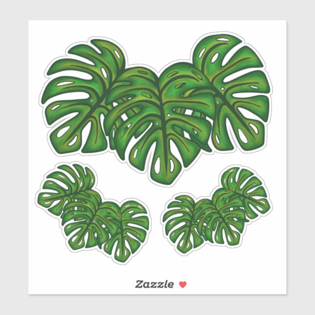Adesivo Monstera Leaves (Folha)