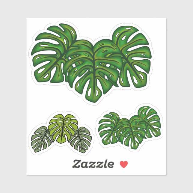 Adesivo Monstera Leaves (Folha)