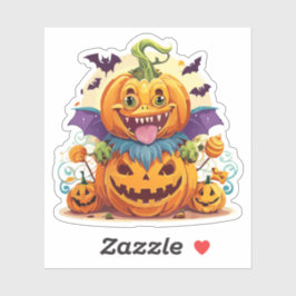 Adesivo Monstro Bobo de Halloween