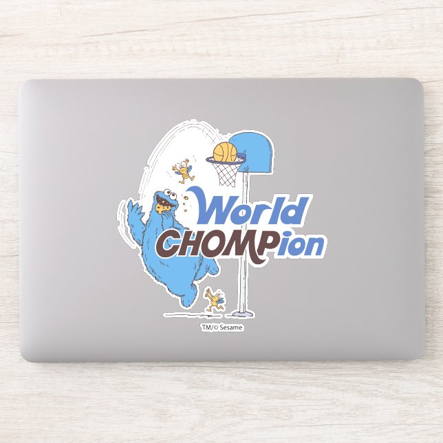 Adesivo Monstro de cookies | Atiradas De Lúpulo De Basquet (Computador)