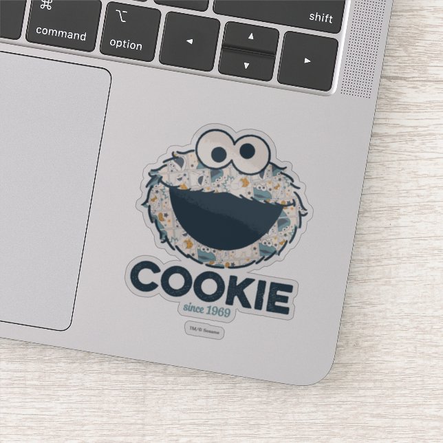 Adesivo Monstro de cookies | Cookie Desde 1969 (Detalhe)