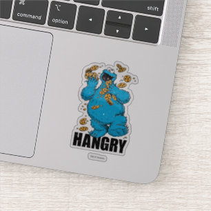 Adesivo Monstro de Cookies Retro Hangry