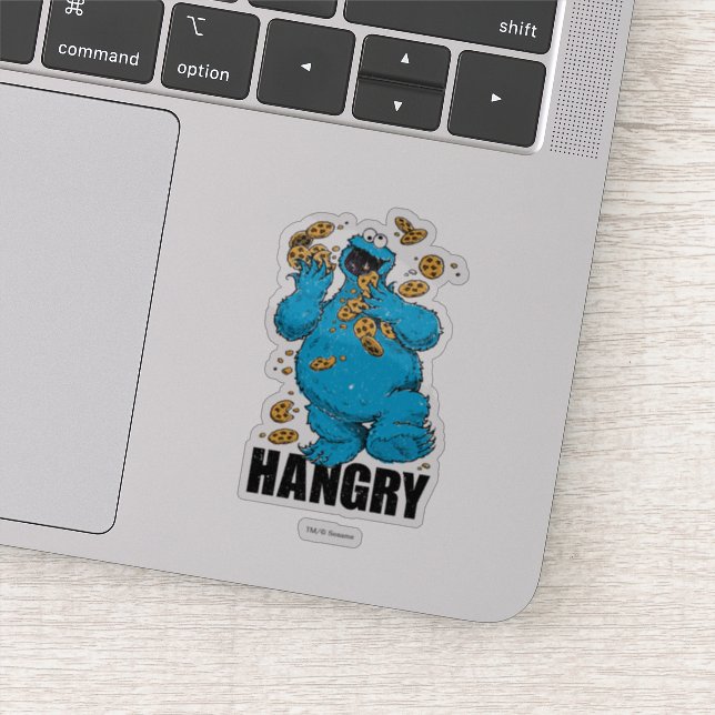 Adesivo Monstro de Cookies Retro | Hangry (Detalhe)