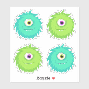 Adesivo Monstro do Furball Cute