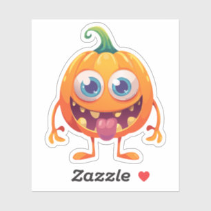 Adesivo Monstro do Halloween do bobo