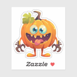 Adesivo Monstro do Halloween do bobo