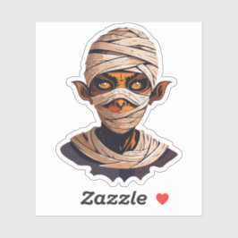 Adesivo Monstro do Halloween do bobo