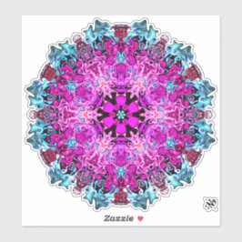 Adesivo Monstros e uma flor (padrão abstrato) v1.1