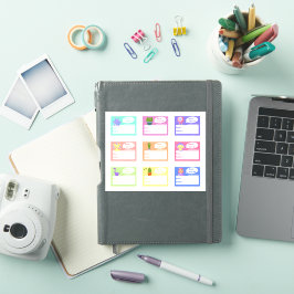 Adesivo Monstros para livros escolares ou para hobby infan