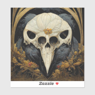 Adesivo Monstrous Raven Horror Gótico Gótico