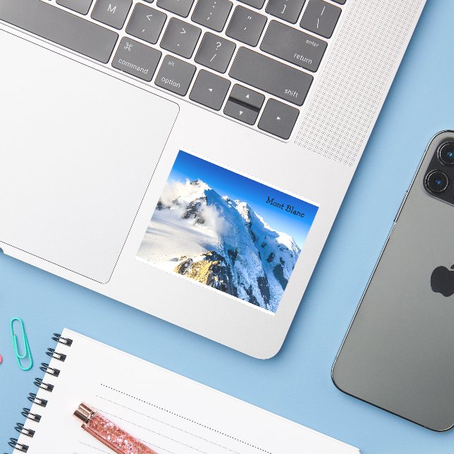 Adesivo Mont Blanc (Notebook com iPhone)