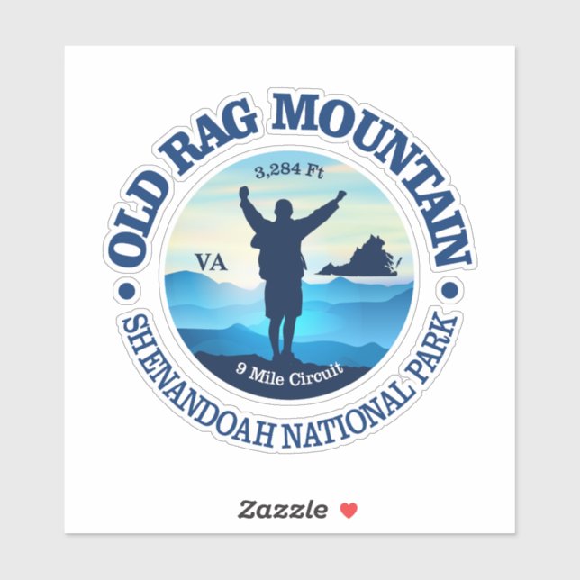 Adesivo Montanha Rag Antiga (V) (Folha)