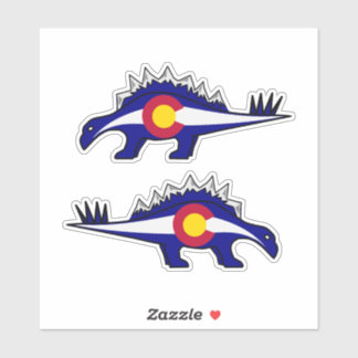 Adesivo Montanhas Rochosas do Stegosaurus Colorado