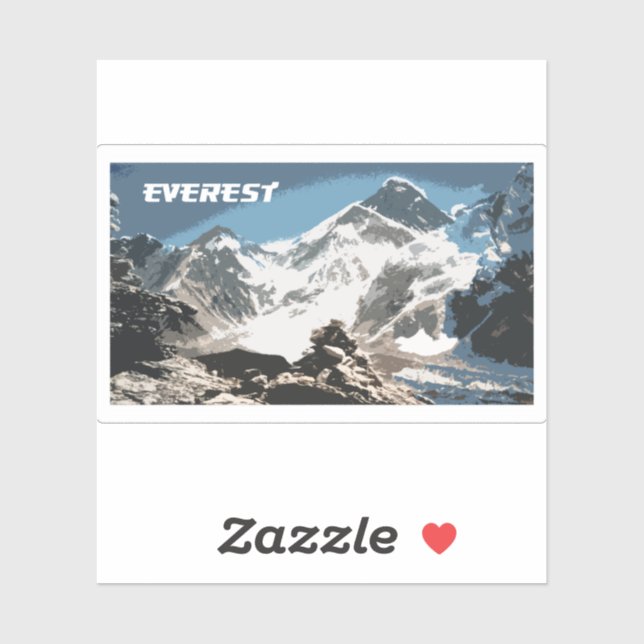 Adesivo Monte Everest View, Nepal (Folha)