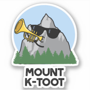 Adesivo Monte K-Toot Funny Mountain Pun