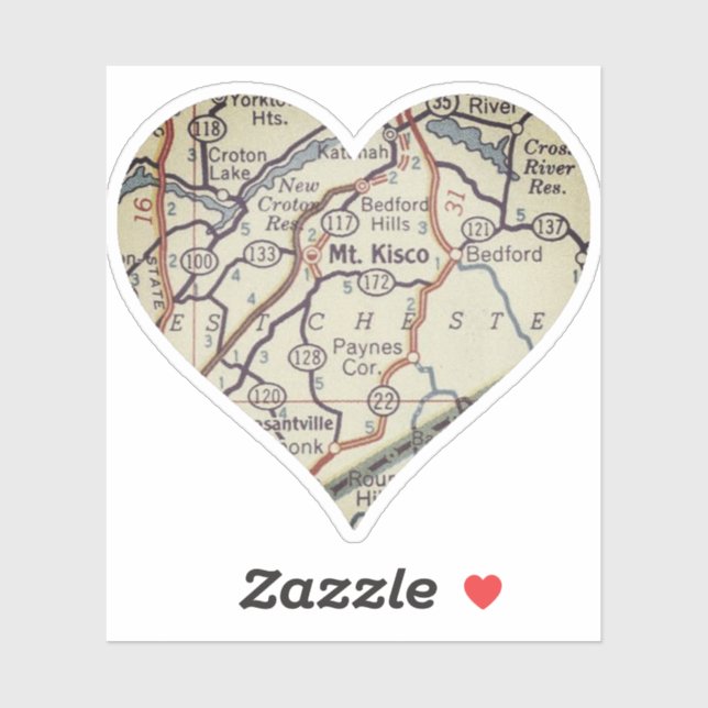 Adesivo Monte Kisco NY (Folha)