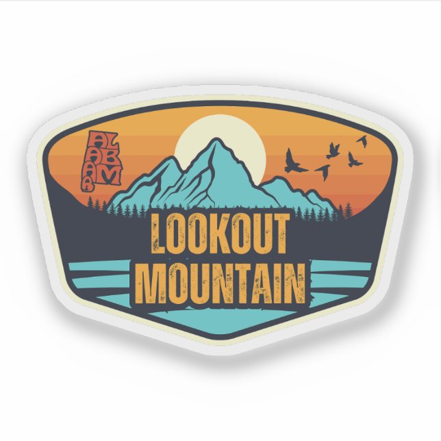 Adesivo Monte Lookout, Alabama (Frente)