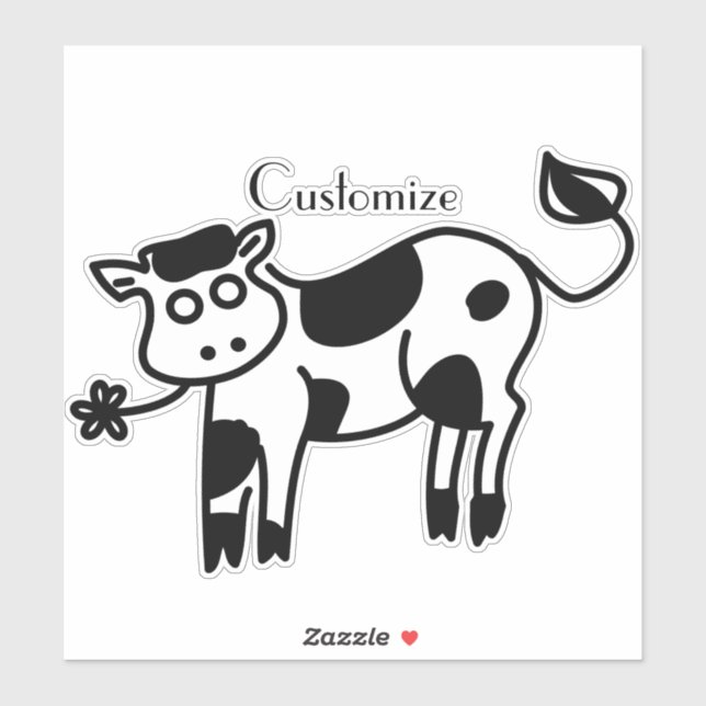 Adesivo Moo Cow Thunder_Cove (Folha)