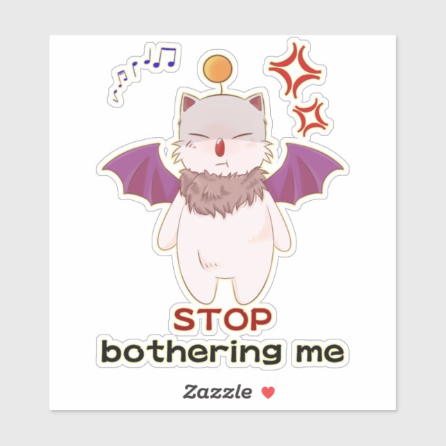 Adesivo moogle from final fantasy (Folha)