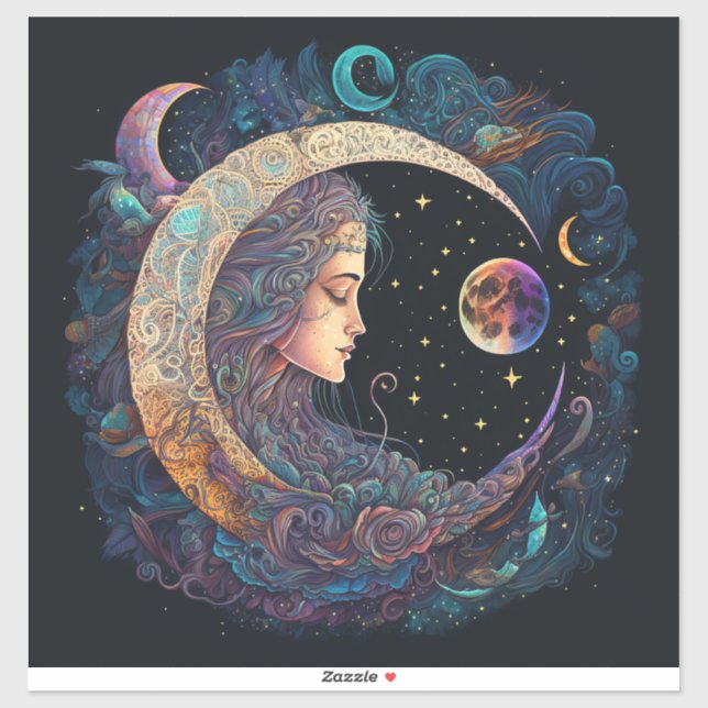 Adesivo Moon Dreams Vinyl Sticker (Folha)