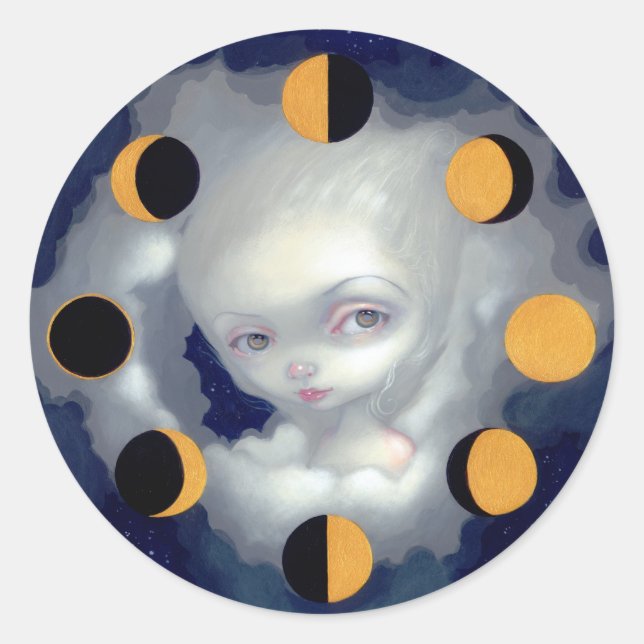 Adesivo "Moon Phases" (Frente)