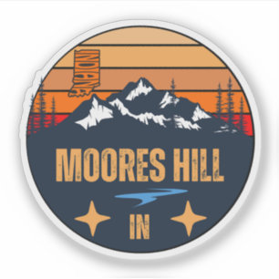 Adesivo Moores Hill, Indiana