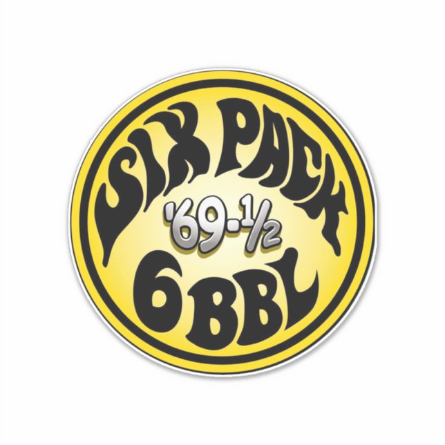 Adesivo Mopar - Seis Embalagens - Super Bebê - Autocolante (Frente)